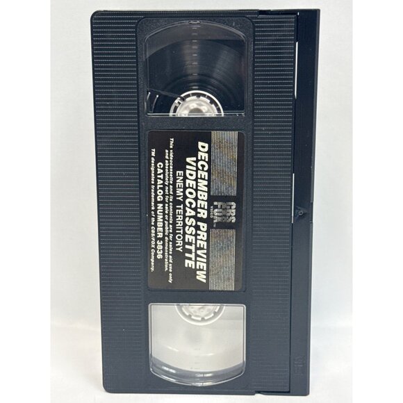 RARE Vintage 1987 Enemy Territory HI-FI American Action VHS - Picture 6 of 11